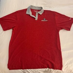Georgia Columbia Men's Red Polo Shirt